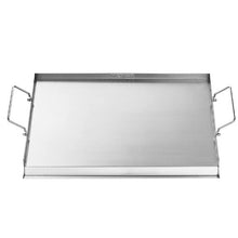 23x16 inch Stainless Steel Griddle for Camping Tailgating Party