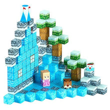 150PCS Magnetic Glacier Castle Blocks, STEM Building Toy for Kids Ages 3+