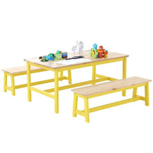 Toddler Learning Table and Bench Set