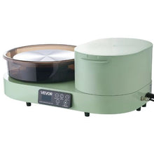 Pottery Wheel 11" Aluminum Turntable 450W Electric Wheel Foot Pedal 30-300 RPM(Green)