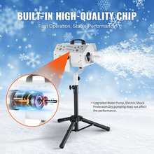 1200W Snow Making Machine with Height-Adjustable Stand White