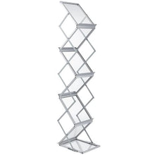 Foldable Magazine Display Rack 6 Pocket Pop-Up Stand TE-13Z