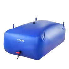 142.7 Gallon Collapsible Water Storage Bladde Leakproof 1000D PVC Water Tank for Camping RV Garden & Emergency Use (Blue)