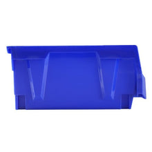 Heavy Duty Plastic Storage Bins 11 x 11 x 5 Inch, Stackable (6-Pack)