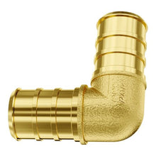 1/2" Brass Clamp-style Elbows for Heating System Pipe Fittings (50PCS)