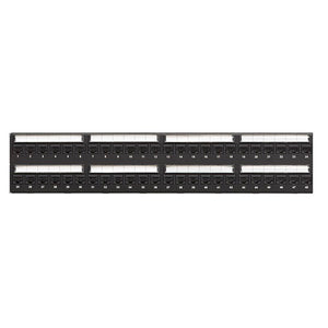 2RU Cat 6A Flat 110-Style Patch Panel 48-Port 6A586-U48