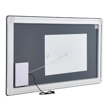 36" x 60" LED Bathroom Mirror with Anti-Fog Frontlit & Backlit Dimmable 3-Color Temperature Wall Mounted