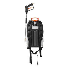4 Gallon Battery Powered Backpack Sprayer Electric Weed & Garden Sprayer with Adjustable 0-90 PSI and 2 Wands