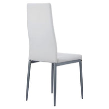 Modern Dining Room Accent Chairs Upholstered Leather Side Chair for Dining Tables Space-Saving Kitchen Table