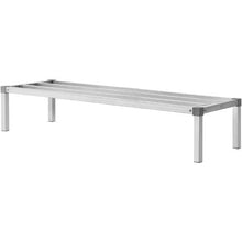60 In Aluminum Dunnage Rack, 1800 lbs Capacity – All-Welded, for Restaurants, Kitchens, and Garages (Welded Type)