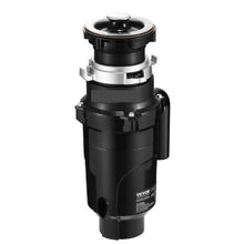 1/2HP 3450RPM Continuous Feed Garbage Disposal with EZ Connect Power Cord & Splash Guard for Kitchen Sinks