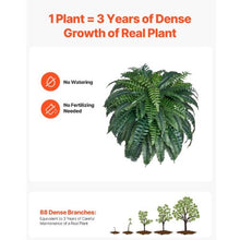 Artificial Plants Large for Outdoors and Indoor Home Office Garden Artificial Boston Ferns Plants (Pack of 1)