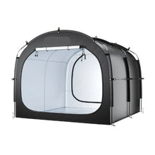 Bike Storage Tent 5 Bikes Waterproof Outdoor Tent Ventilated Window Fiberglass Frame
