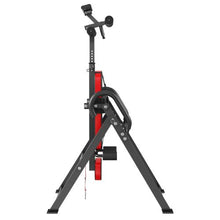 Heavy Duty Inversion Table – 300lbs Capacity Back Stretcher with Headrest Ankle Lock Adjustable Protective Belt (Red/Black)