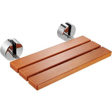 Folding Teak Shower Seat Wall-Mounted 440 LB Capacity
