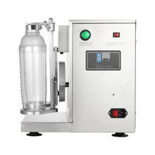120W Commercial Double Head Milkshake Maker Machine, Adjustable 0-180s Milk Tea Shaker with 1L PC Cup Ideal for Milk Tea
