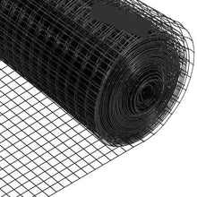 24 Inch X 50 Ft 16 Gauge Black Chicken Wire Fencing With Cutting Plier VV-HC-2450