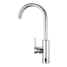 9/16" Touchless Single-Handle Faucet Motion Sensor Hot/Cold Mixer with Swivel Spout Chrome Plated