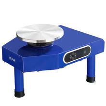 Pottery Wheel 10" Ceramic Forming Machine 60-300 RPM Foot Pedal Detachable Basin LCD Panel