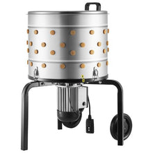 Chicken Plucker Machine – 19.7" Drum 750W 275RPM 98 Soft Fingers Stainless Steel Feather Remover with Transport Wheels