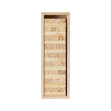 54-Block Tumbling Timber Toy, Wooden Stacking Game with Storage Crate, Indoor/Outdoor Fun for 1+ Players