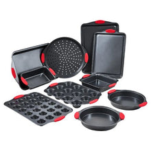 Carbon Steel Cookware Sheets Baking Pans Set Oven Bakeware Cooking Sets for Baking (10-Piece)
