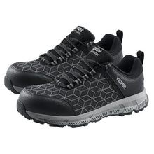 Men’s Steel Toe Safety Sneakers – US 9.5, Lightweight & Breathable (Black)