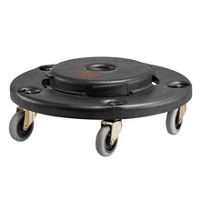 Trash Can Dolly with Lockable Wheels - Fits 20-55 Gallon Containers, 500lbs Capacity