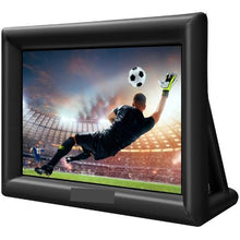 20FT Inflatable Movie Screen Outdoor Projector Screen 350W Blower Front/Rear Projection