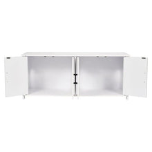 47.2-Inch Cat Litter Box Enclosure for 2 Cats Hidden Double-Room Wooden Cabinet Fits Most Litter Boxes (White)