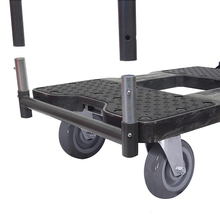 Snap-Loc Super-Duty E-Track Push Cart Black Dolly SL1800P6B