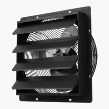 16-Inch Shutter Exhaust Fan 2900 CFM EC Motor with Smart Temperature Control & Timer for Garage Shed & Greenhouse