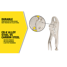 5" Curved Locking Pliers with Cutter CLP5W (Pack of 12)