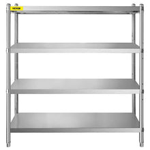 72 In Stainless Steel Shelving 4 Tier Adjustable Shelf Storage for kitchen VV-SSS-4-72