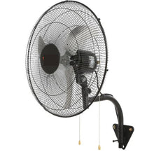 20 In Oscillating Wall Fan 4650 CFM 3-Speed ETL Listed (Black) (1-Piece Set)
