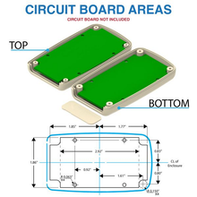Circuit Storage Almond Box Hand Held With Easy Removable End Panel Enclosure H45AL