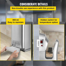 Jet Hand Dryer - Premium Electric Commercial Blade Hand Dryer with HEPA Filtration | 1600W 110V High-Speed Infrared Vertical Wall Mount Silver Dryer