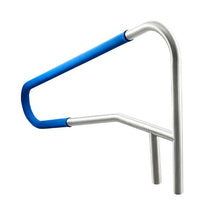 54 x 32 In Pool Rail 304 Stainless Steel Handrail 220 lb Capacity Non-Slip Grip Base or Recessed Mount