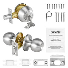 Door Knob & Deadbolt Lock Set for Entrance Doors
