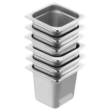 6-Inch Deep Commercial Table Pan For Catering Storage Food UCT8166-6 (Pack of 6)