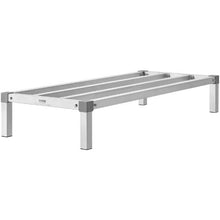 48 In Aluminum Dunnage Rack, 1000 lbs Capacity – All-Welded, Assembled for Restaurants, Kitchens, and Garages (Assembled Type)