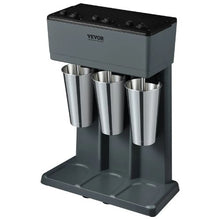 375W Triple Head Milkshake Machine 3-Speed Mixer with 3 x 820ml Stainless Steel Cups for Commercial Use