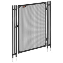 4 x 2.5 FT Pool Fence Gate with Lockable Latch (Black)
