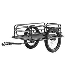 Heavy-Duty Bike Cargo Trailer – 275 lb Capacity Foldable Bicycle Wagon Cart with 20" Wheels & Universal Quick-Release Hitch