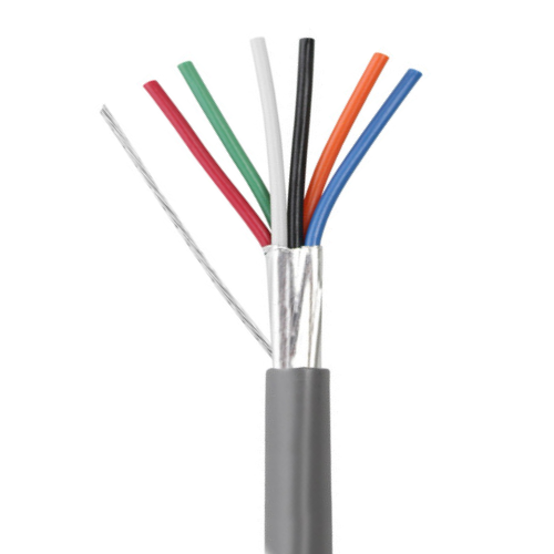 Condutor Cable 20 AWG 6 Conductor Shielded Multi Conductor Cable