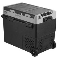 12V 58L Car Refrigerator – Dual Zone Freezer -4℉ to 68℉ Adjustable for Home Outdoor Camping RV & Car Use