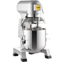 Commercial Food Mixer 20 Qt 750W 3-Speed Dough Hook & Whisk