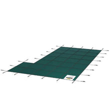 20x38 ft Inground Pool Safety Cover with Right Step Mesh Winter Cover with Hardware