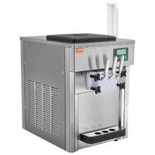 Countertop Soft Serve Ice Cream Machine 1800W 3-Flavor