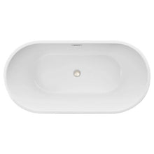 59 Inch Acrylic Freestanding Bathtub for Modern Bathroom or Remodel Projects